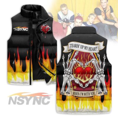 Tearin Up My Heart NSYNC Sleeveless Coat Sleeveless Vest Gift For Fans CCS4099